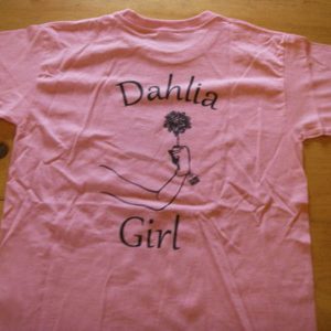 dahlia girl tshirt front